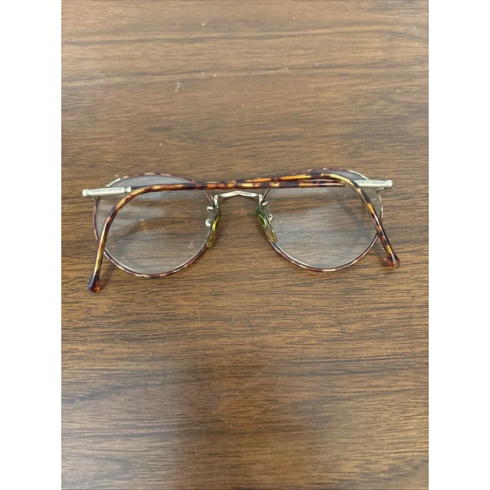 GIORGIO ARMANI EYEGLASSES 186-721 TORTOISE FINISH METAL‎ Frames Italy 51-20-145